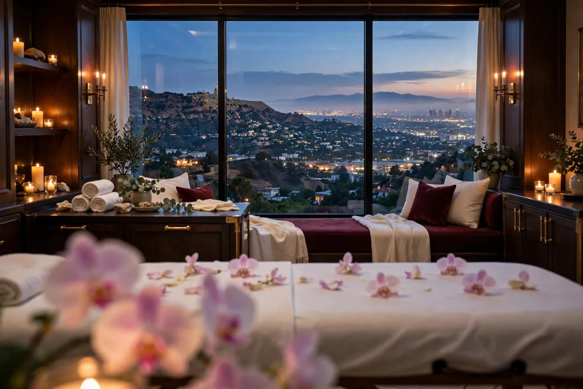 Los Angeles at dusk